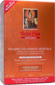 Bild von Leuchtendes Kastanienbraun Färbep., 100 g, Henna