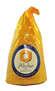 Bild von Wabenkerze konisch 90 x 55 mm, 1 Stk, Aloke