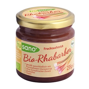 Bild von Bio Rhabarber Fruchtaufstrich, 235 g, Frusano
