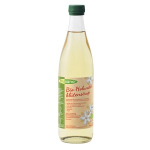 Bild von Bio Holunderblüten Sirup, 0,5 l, Frusano