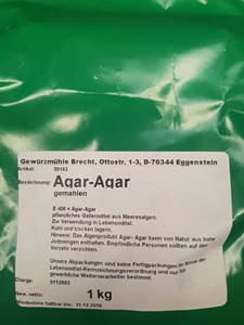 Bild von Agar- Agar gem., 1000 g, Brecht