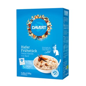 Bild von Hafer Frühstück Dattel Vanille, 5x65 g, Davert