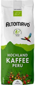 Bild von Bio Kaffee gemahlen Hochland, 250 g, Altomayo
