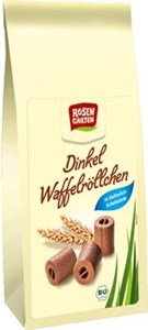 Bild von Waffelröllchen Vollmilch, bio, 200 g, Rosengarten