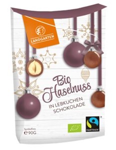Bild von Haselnuss in Lebkuchen-Schok., 90 g, Landgarten