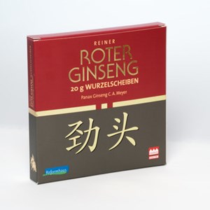 Bild von Roter Ginseng Wurzelscheiben, 20 g, KGV