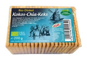 Bild von Dinkel-Chia-Keks, bio, 200 g, Liebharts