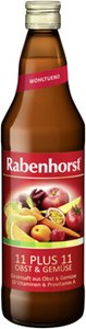 Bild von 11 plus 11 Obst & Gemüse, 750 ml, Rabenhorst