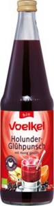 Bild von Holunder Glühpunsch alkoholfrei,bio, 0,7 l, Voelkel