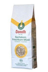Bild von Sechskorn Frischkorn-Müsli, 750 g, Donath
