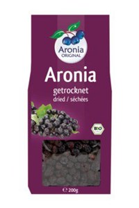 Bild von Aroniabeeren getrocknet, bio, 200 g, Aronia Original