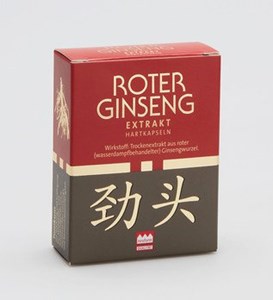 Bild von Roter Ginseng Pulverextrakt 500mg, 30 KPS, KGV