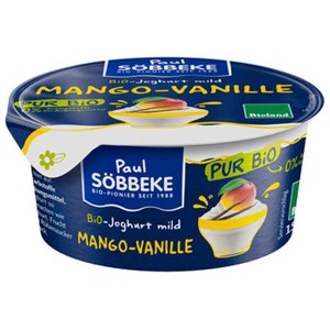 Bild von Mango Van. Jogh. Pur 3,8%, bio, 150 g, Söbbeke
