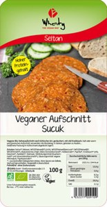 Bild von Veganer Aufschnitt Sucuk, 100 g, Topas