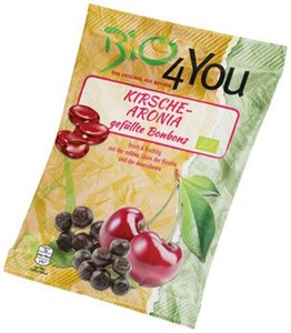 Bild von Kirsche-Aronia Bonbons Bio4You, 75 g, Bio4You