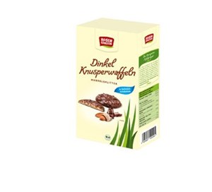 Bild von Dinkel-Knusperwaffeln VM-Mandel, 100 g, Rosengarten
