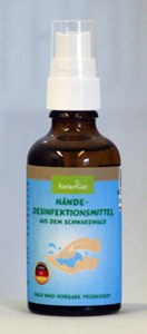 Bild von Hände-Desinfektionsmittel Glas, 50 ml, NaturGut
