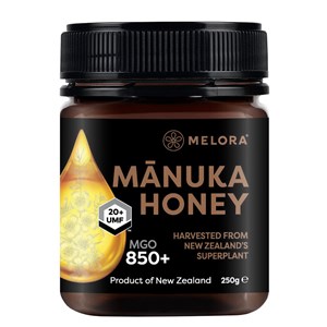 Bild von Manuka-Honig MGO 850+ monofloral, 250 g, Melora