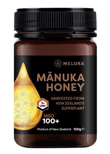 Bild von Manuka-Honig MGO 100+ monofloral, 500 g, Melora