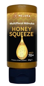 Bild von Manuka-Honig MGO 70+ Squeeze, 330 g, Melora