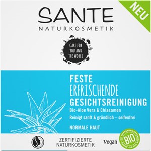 Bild von Feste Erfrischende Gesichtsreinigung, 60 g, SANTE NATURKOSMETIK