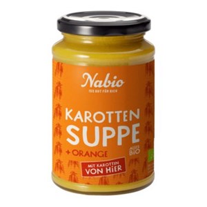 Bild von Karotten Suppe VON HIER Glas, 375 ml, Nabio