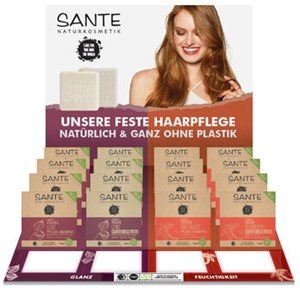 Bild von Feste Haarpflege Tischdisp, 1 Disp, SANTE NATURKOSMETIK