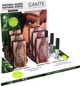 Bild von Eyeshadow Paletten Hotspot, 1 Disp, SANTE NATURKOSMETIK