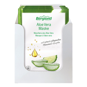 Bild von Aloe Vera Maske im Tray 12x8ml, 96 ml, Bergland