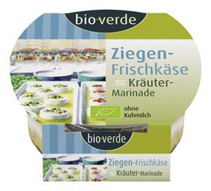 Bild von Ziegenfrischkäse m. Kr.Marinade Pfe, 100 g, bioverde