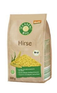 Bild von Hirse, geschält, bio, demeter, 500 g, Clasen Bio