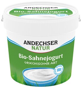 Bild von Sahnej.griech. Art Eimer, 1 kg, Andechser