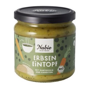Bild von Erbseneintopf Glas, 375 ml, Nabio