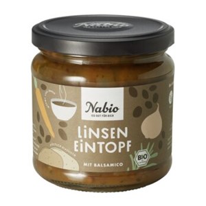Bild von Linseneintopf Glas, 375 ml, Nabio