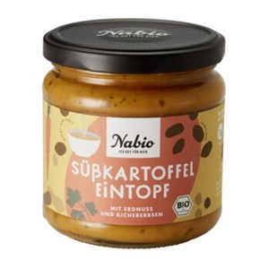 Bild von Süßkartoffel Erdnuss Eintopf Glas, 375 ml, Nabio