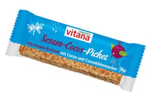 Bild von Bio Sesam-Krokant, klassisch, 35 g, Vitana