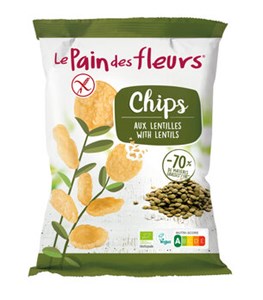 Bild von Chips grüne Linsen, 50 g, Blumenbrot