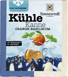 Bild von Orange Basilik Kühle Kanne 16 Pyram, 40 g, Sonnentor