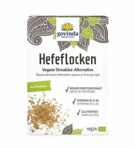 Bild von Hefeflocken auf Reisbasis, 100 g, Govinda