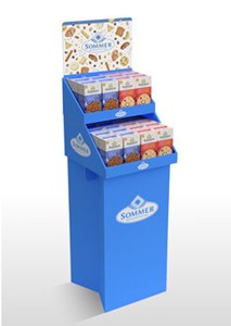 Bild von Tray Display - Cookies glutenfrei 2-fach, 1 Disp, Sommer
