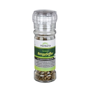 Bild von Grüner Bergpfeffer Mühle, bio, 25 g, Herbaria