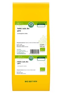 Bild von Pfeffer weiß,ganz, 500 g, Lebensbaum