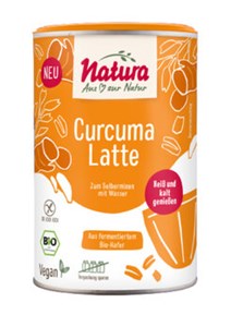 Bild von Haferdrinkpulver Curcuma-Latte bio, 250 g, Natura, Sanatura