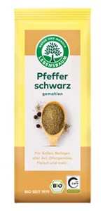 Bild von Pfeffer schwarz, gemahlen, 50 g, Lebensbaum