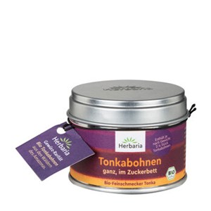 Bild von Tonkabohnen im Zuckerbett S-Dose, 50 g, Herbaria