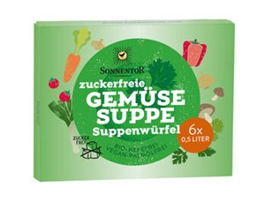 Bild von Gemüsesuppe zuckerfr. Würfel, bio, 66 g, Sonnentor