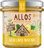 Bild von Gelbe Linse Avocado Linsenaufstrich, 140 g, Allos, Cupper