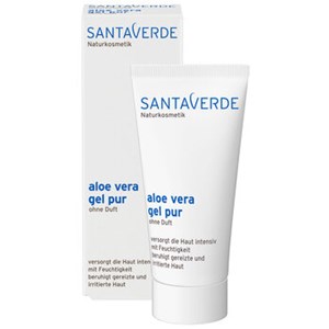 Bild von Kleingröße aloe vera gel pur ohne Duft, 50 ml, Santaverde