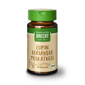 Bild von Cumin,Koriander,Muskatn.,Glas, bio, 35 g, Brecht