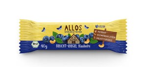 Bild von Fruchtriegel Blaubeere, 40 g, Allos, Cupper